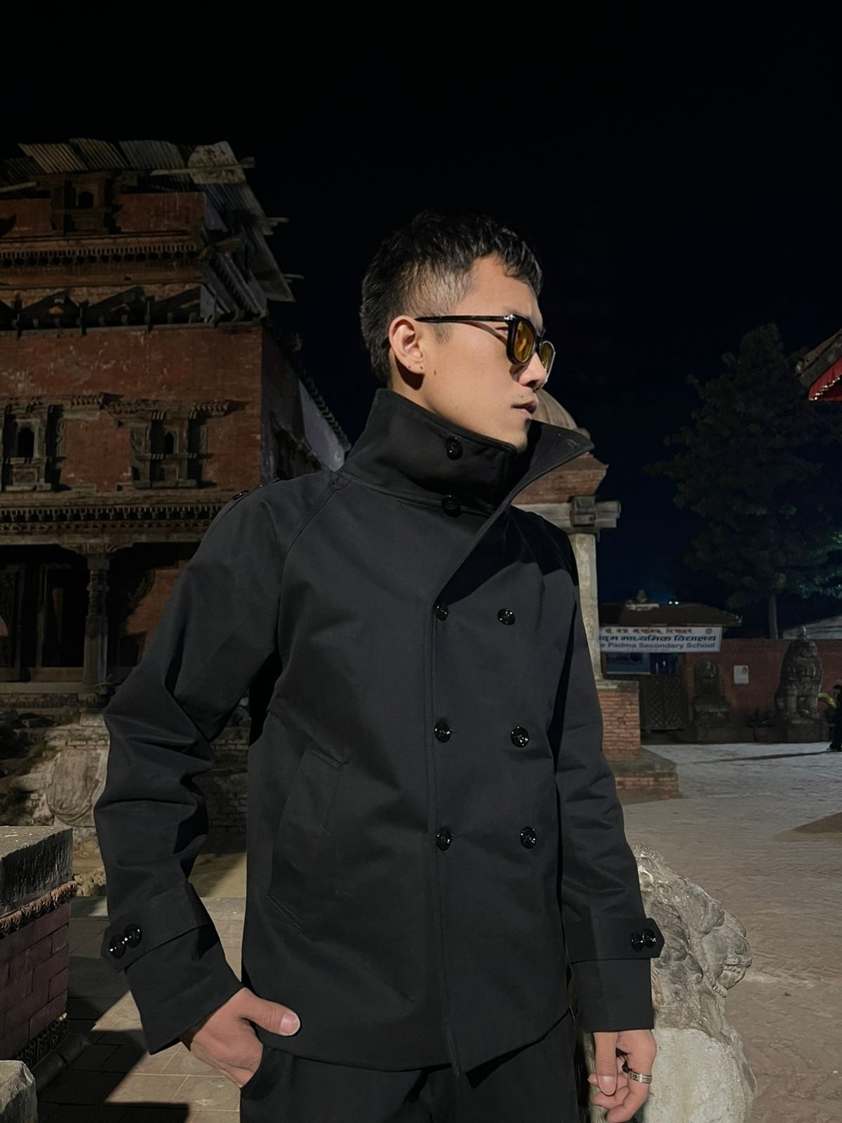 Tech-Peacoat ( T.P.C.01 ) [ Tech-Twill / Soft-Shell Variant ]