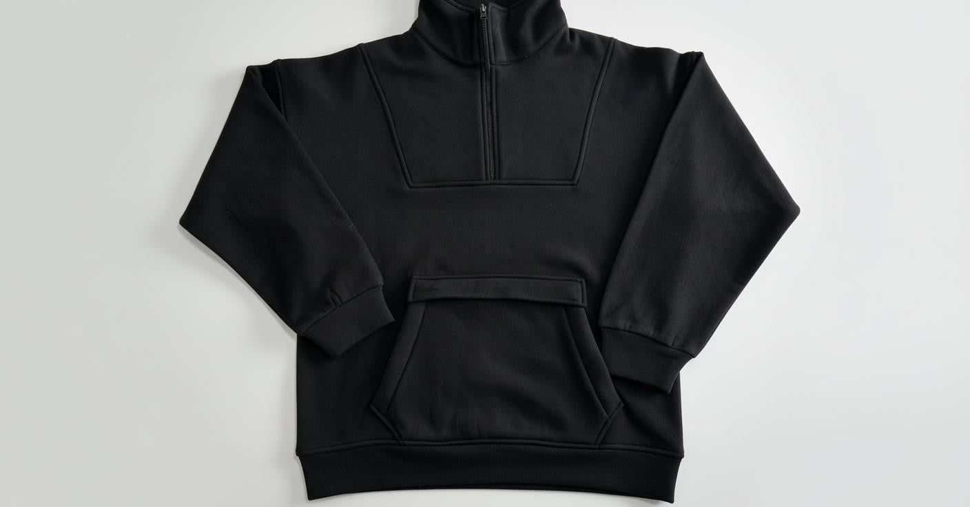 Cotton Fleece Zip Up Jumper
