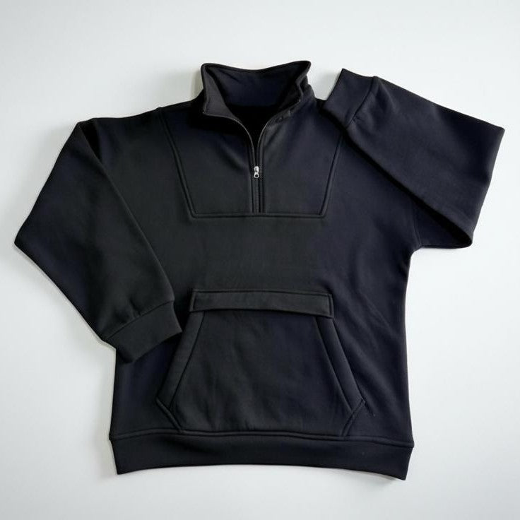 Cotton Fleece Zip Up Jumper
