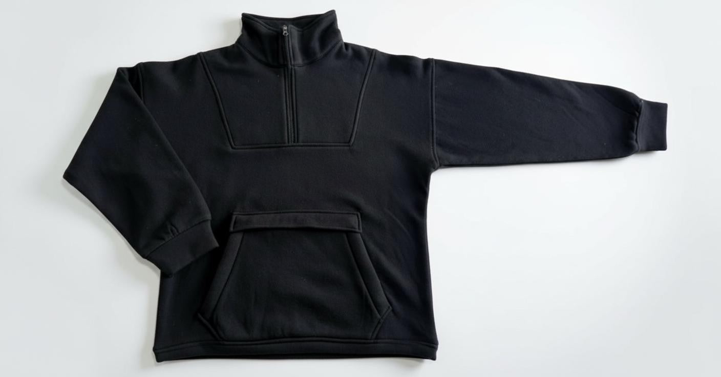 Cotton Fleece Zip Up Jumper